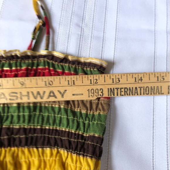 Vtg Y2K Pudding Jeans Ruffle Tank Top - Picture 7 of 13